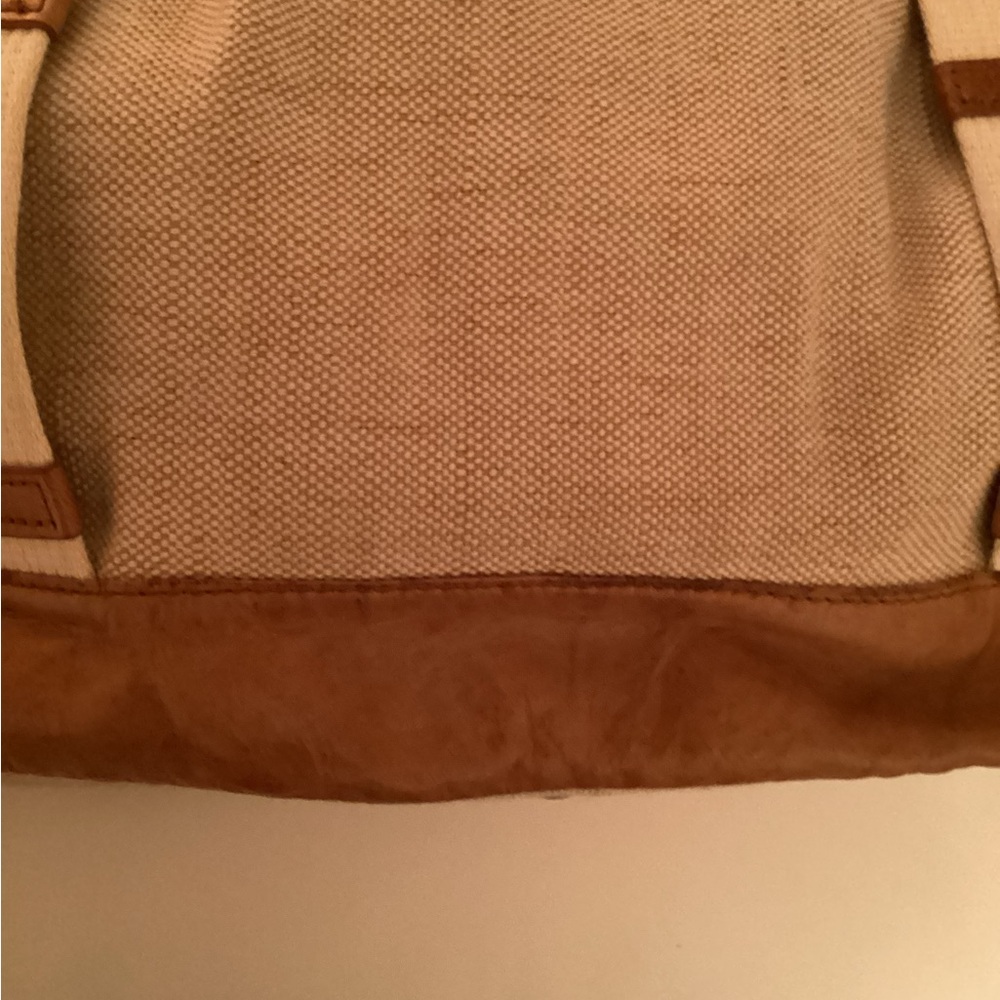 BY MALENE BIRGER Tan and Cream Canvas Bag - Picture 4 of 10